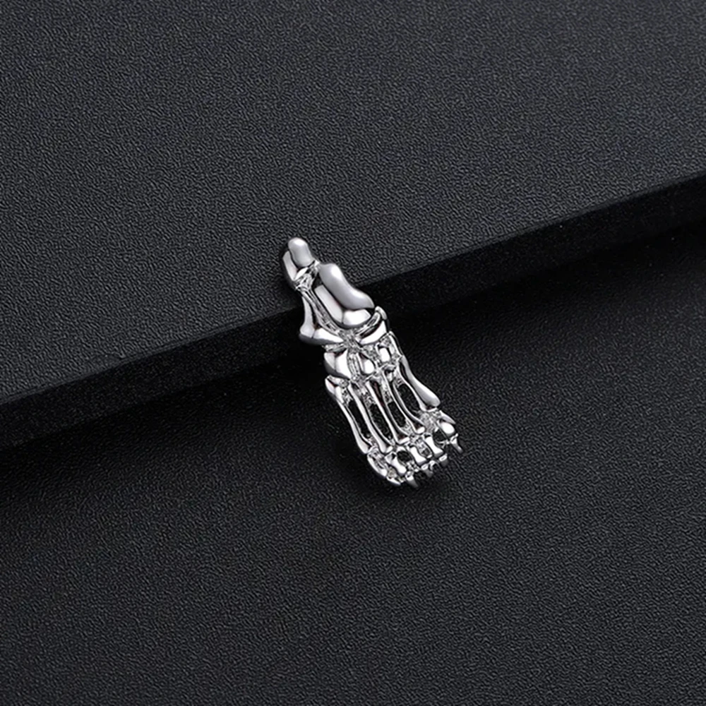 Foot Bone Orthopedics Anatomy Pin Brooch Medical Badge Lapel Lanyard Backpack Exquisite Accessories for Doctor Nurse Anatomist