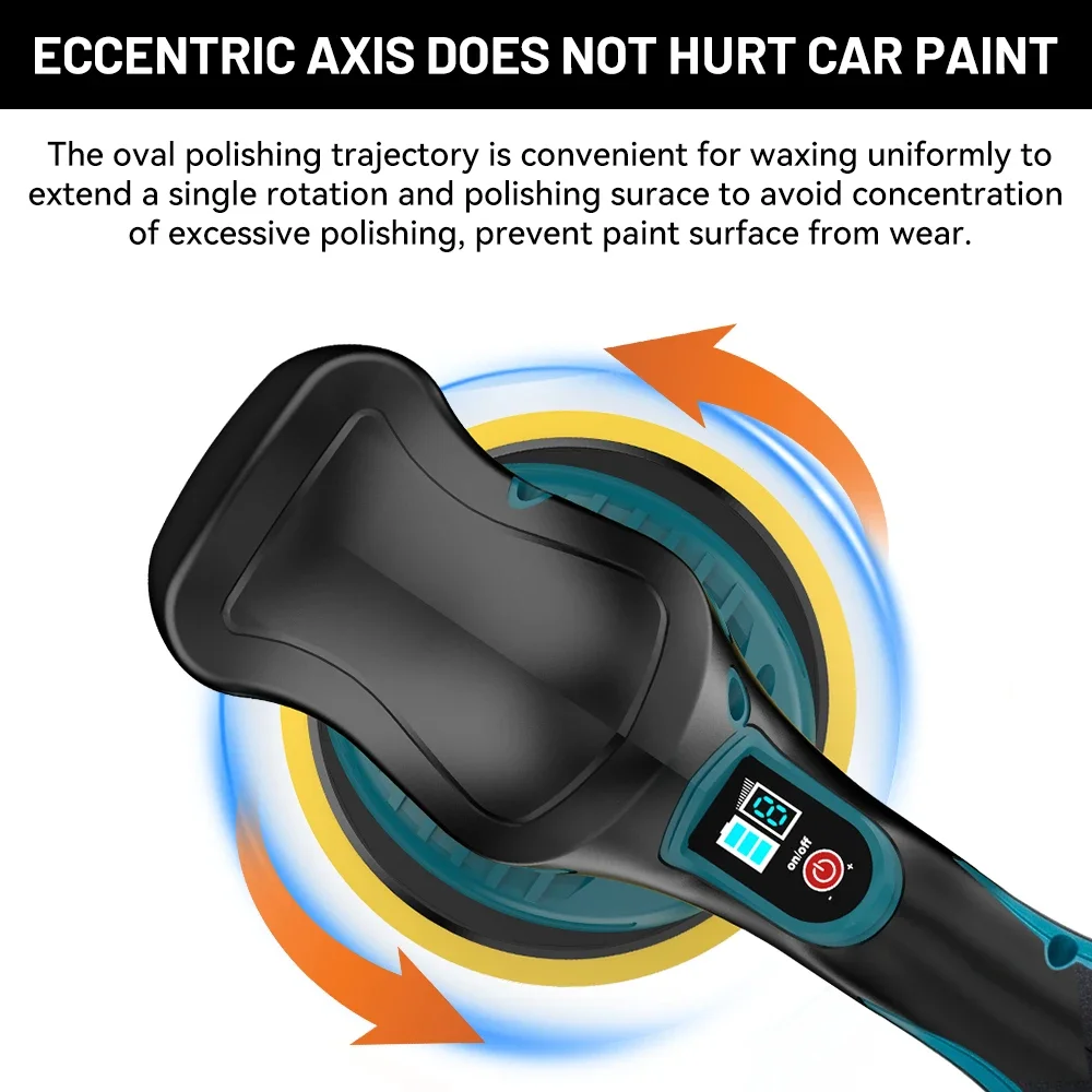 ماكيتا آلة تلميع السيارات اللاسلكية 8 التروس الكهربائية الصبح إصلاح اللاسلكية التلميع الملمع لبطارية 18 فولت-20 فولت