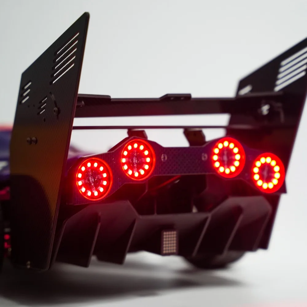 Feu arrière LED RC personnalisé, accessoire de mise à niveau 1/7 pour ARRMA F1, lampe de simulation, pièces de rechange pour modèle de voiture RC