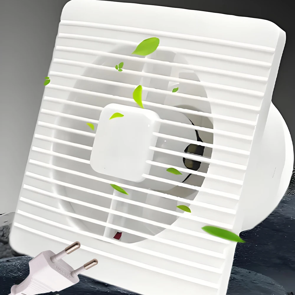 جديد الاتحاد الأوروبي/المملكة المتحدة/الاتحاد الأفريقي 4 "6" مروحة العادم الكهربائية المرحاض قوية كتم النازع المنزلية جدار المطبخ Inbline مروحة تهوية مروحة