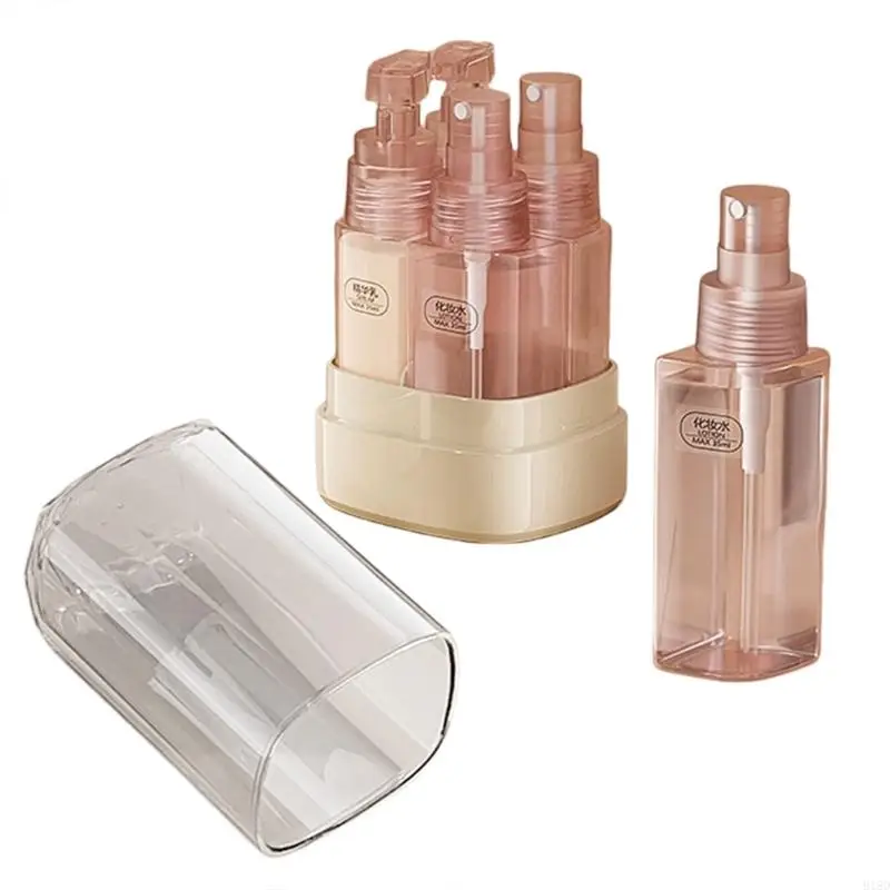 918d 4 в 1 косметические бутылки Маленькие бутылки Практические пустые бутылки для лосьона для шампуня