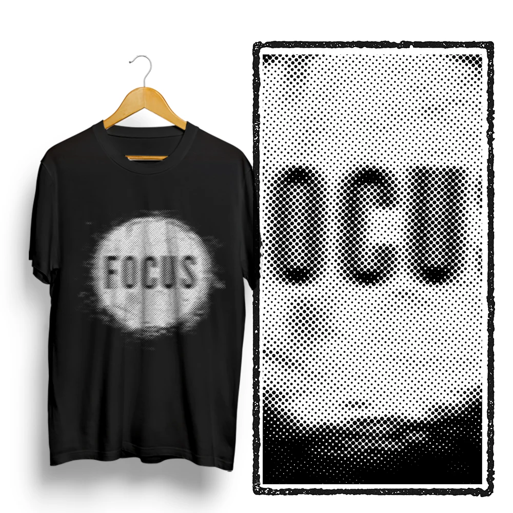 Coolmind U0114-T2 Cool Dizzy Focus Exclusive Graphic Men Tshirt 100% Cotton Men T Shirt Cool Streetwear Unisex Tee Shirt