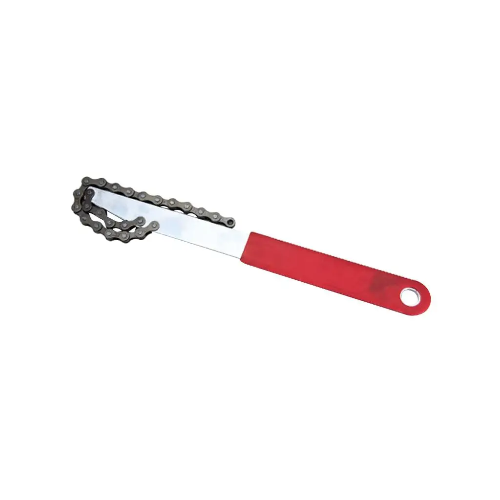 Cycling Chain Whip Nickel Plating Steel Freewheel Remover Wrench Bike Chain Tool for Cassette Hubs 8 9 10 Speed