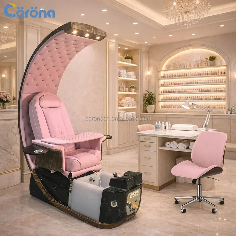 Full Body Massage Professional High Back Foot Care Chair Salon Pedicure Chair for Beauty Salon