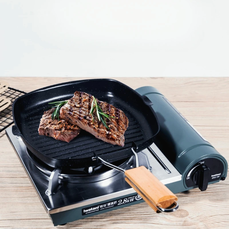 

Foldable Iron Steak Skillet Portable Steak Frying Pan Compact Cooking Accessory Ideal for Outdoor Grilling Convenient