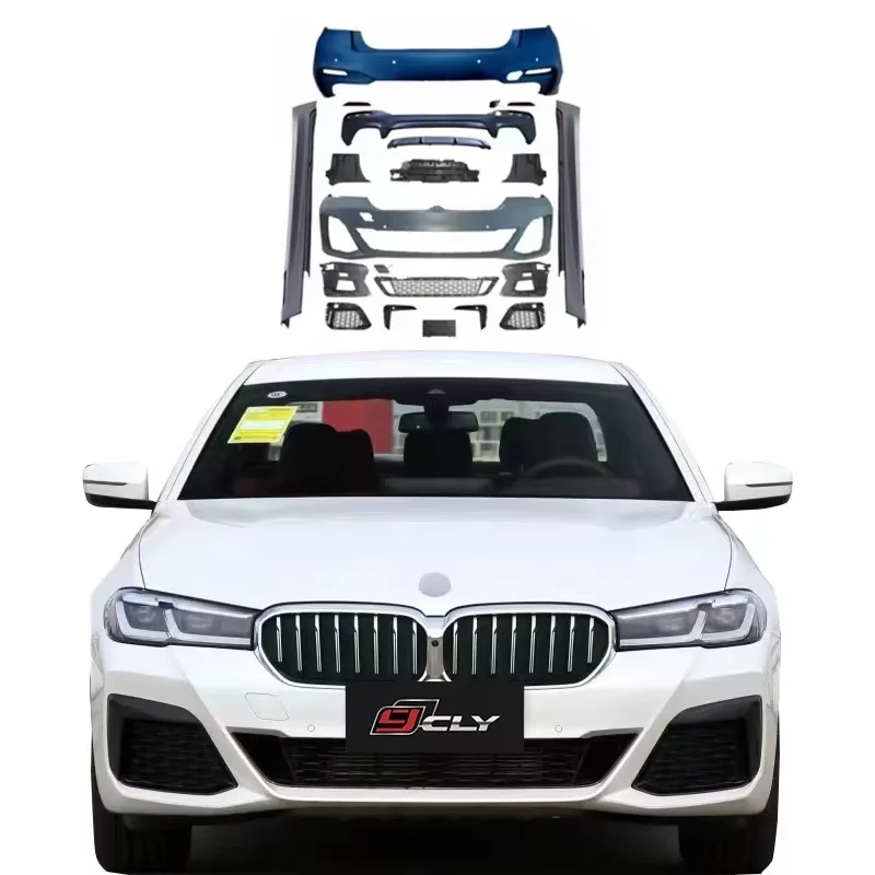 

Flash Sale ! CLY Car Bumper for BMW 5 Series G30 Upgrade MT Body Kit 2021 G30 M-Tech Front Bumper Rear Bumper Side Skirt