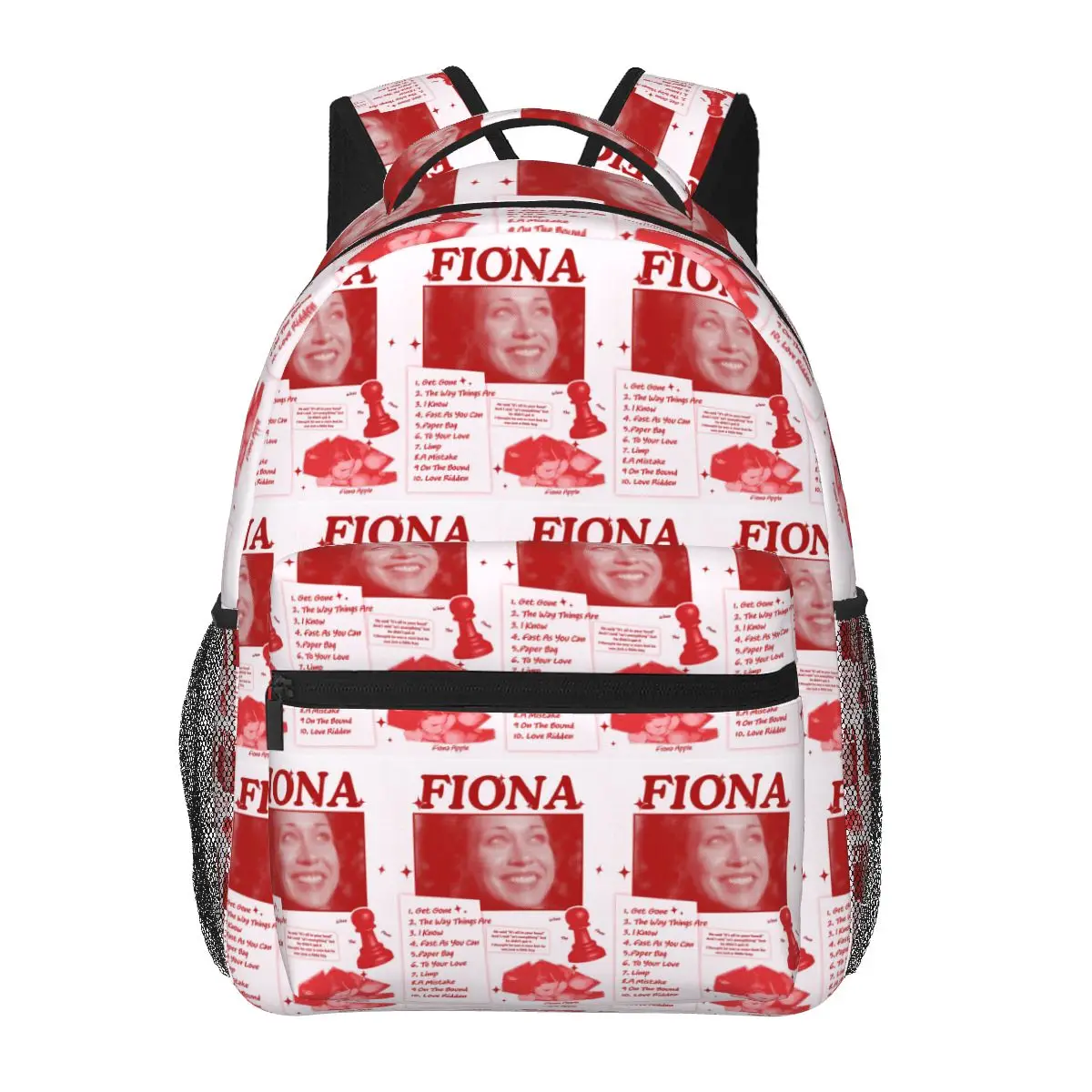 

Retro Fiona Apple Graphic Student Backpack School Bag Hiking Travel Daypack for Men Women Fashion Bookbag Shoulder Bags