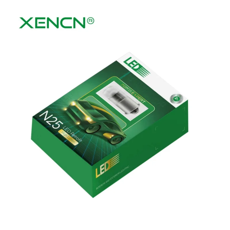 

XENCN N25 1157 LED SIGNAL LAMP 10-32V 2.4/0.5W WHITE LIGHT 1.8/0.7W RED LIGHT LIGH OEM S25 T20 T10 T15 SAVE+80% ENERGY