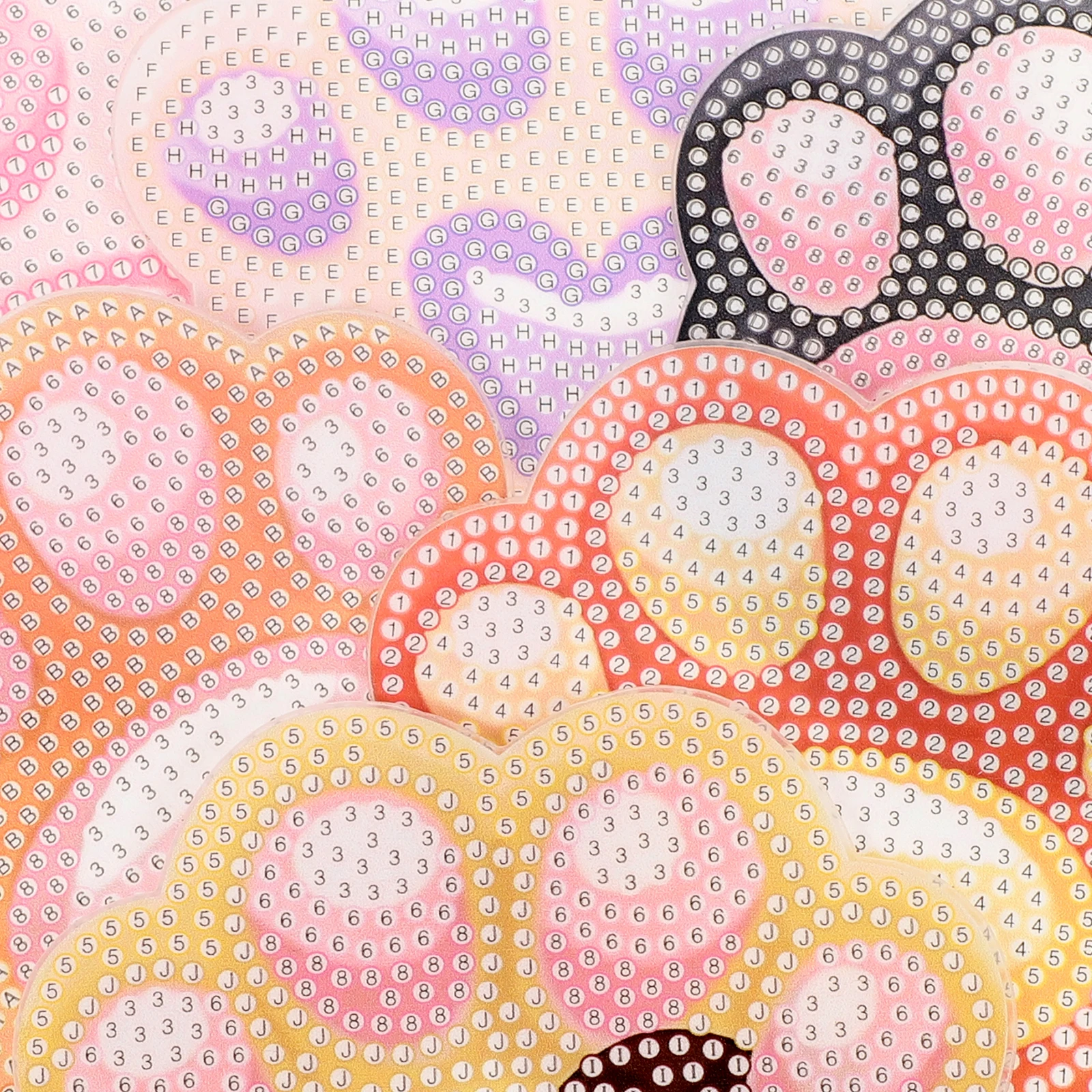 

1 Set Diamond Drawing Coaster Kit Diamond Coasters Round Cup Mat Aesthetic Colorful Drink Coasters Simple Diy Craft Set Handmade