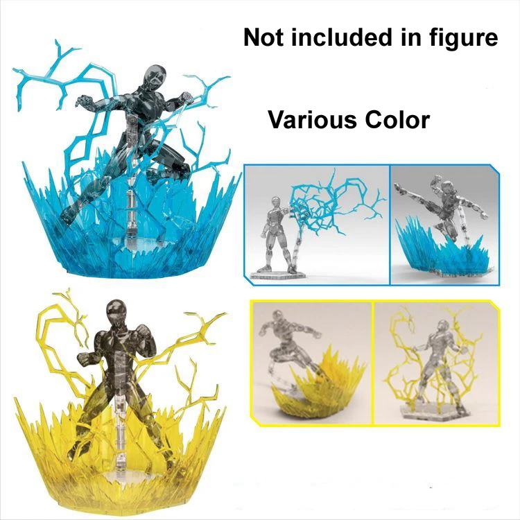 Soul Effect Lighting Special Effects Blue Brush Model Plastic Action Figure Display Hg/RG/Sd Rabot Animation Stage Act Suit