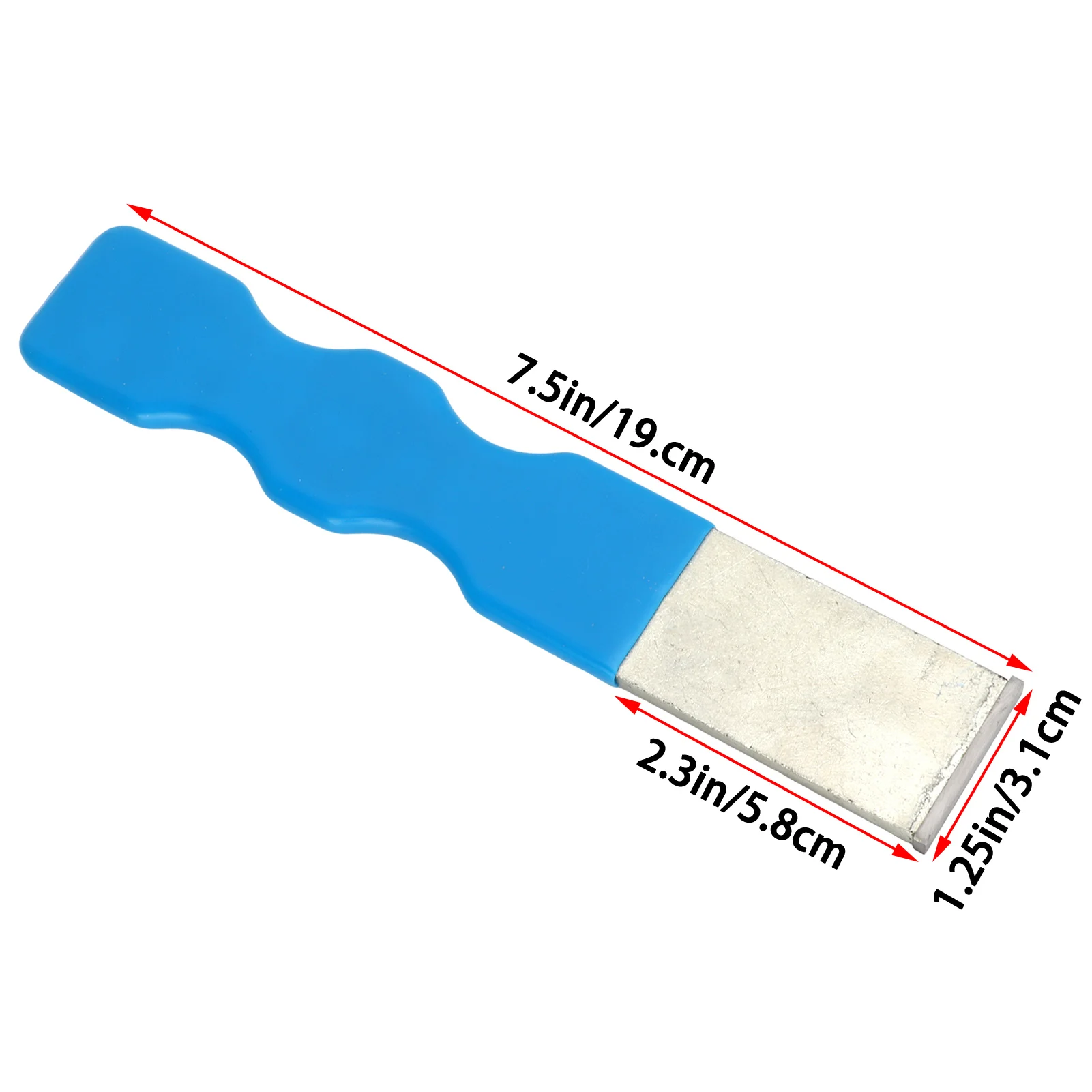 1‑1/4in Scraper Blue Ergonomic Handle Tungsten Carbide Tip Portable Universal for Gaskets Rust Removing Car Carbide Scraper