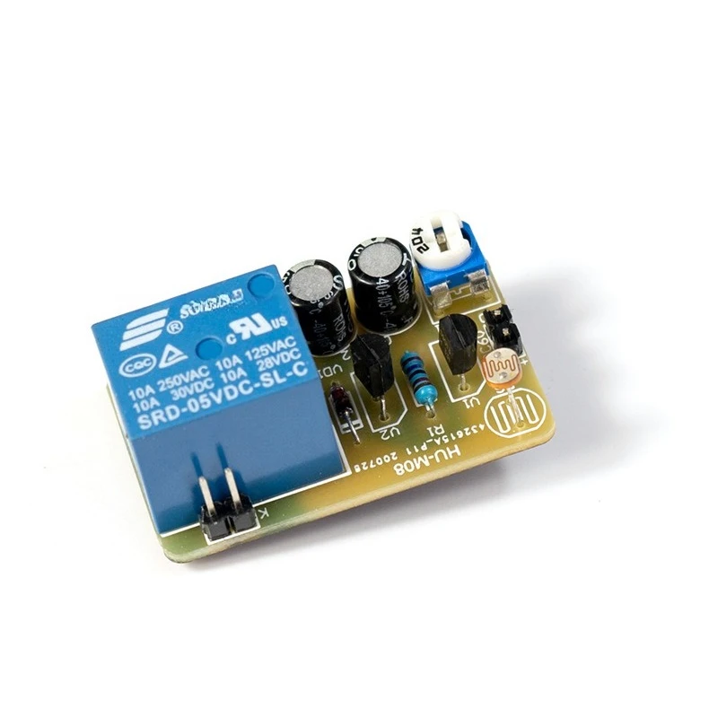 

Light-controlled delay switch LED light fun electronic kit, welding practice electronic DIY production spare parts HU-M08