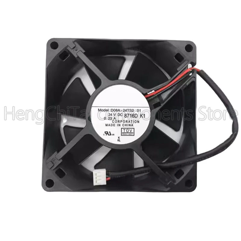 Original 100% Working D08A-24TS2 01 24V 8CM cooling fan