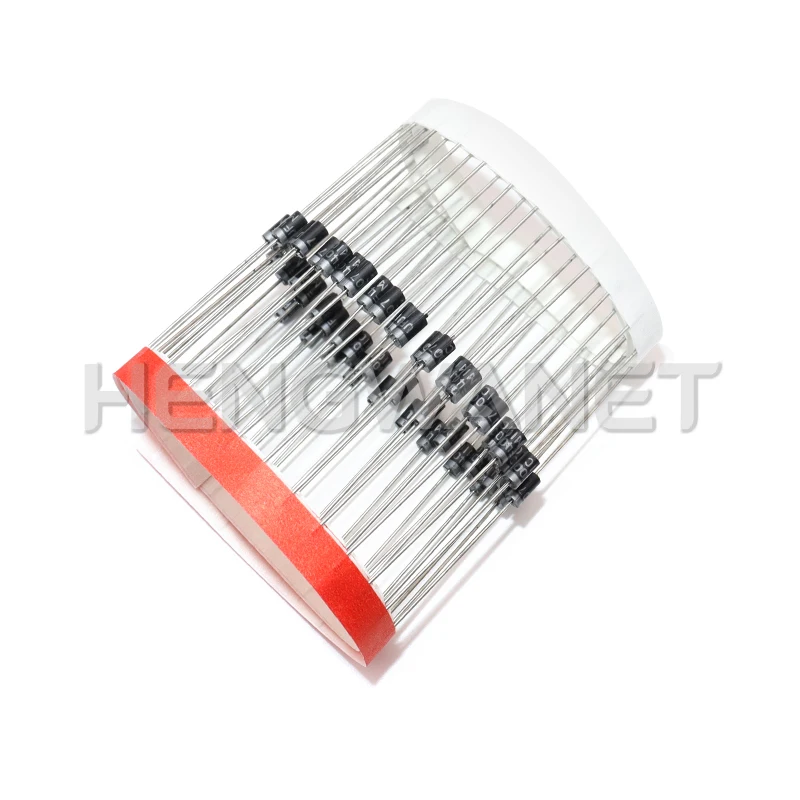 100pcs 1N4007 Rectifier Diode IN4007 1A 1200V DIP DO-41 Schottky Diode