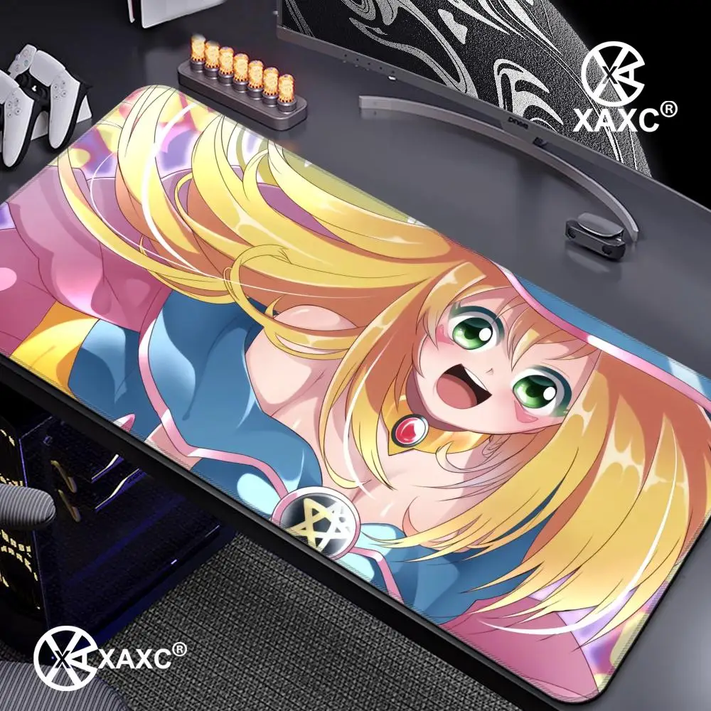 Yu Gi Oh Dark Magician Girl Mousepad Large Mouse Pad Gamer Deskmat Non-slip Mat Office Carpet Computer Accessories Mausepad Mats