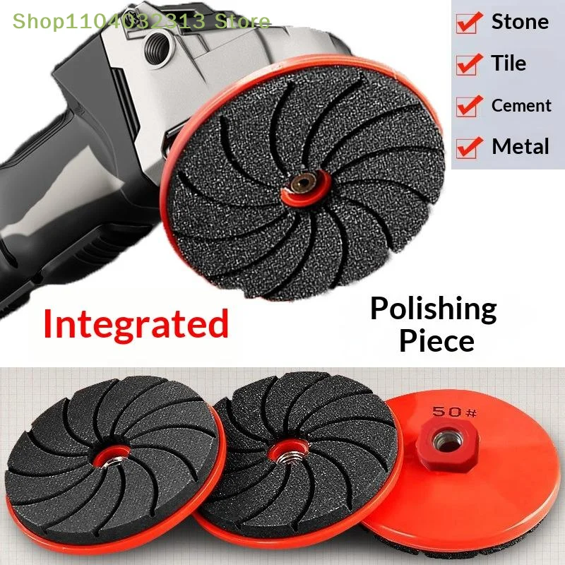 1Pcs M10 Angle Grinder Polishing Disc for Dry Polishing Marble Porcelain Granite Chamfering Edge 80mm Ceramic Tile Trimming