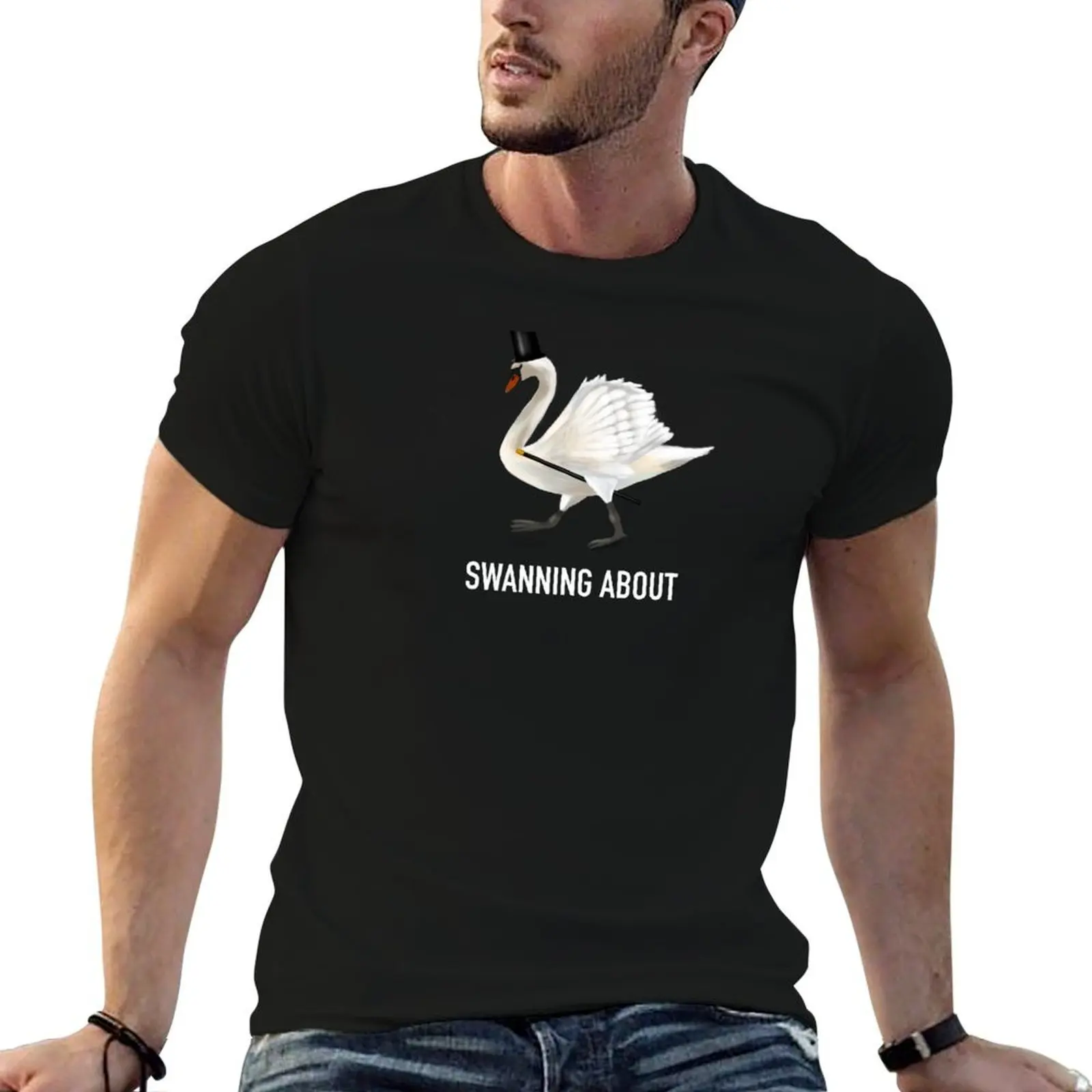 Swanning About T-Shirt t shirts with prints printed t shirts for man man t shirts for men T-shirt