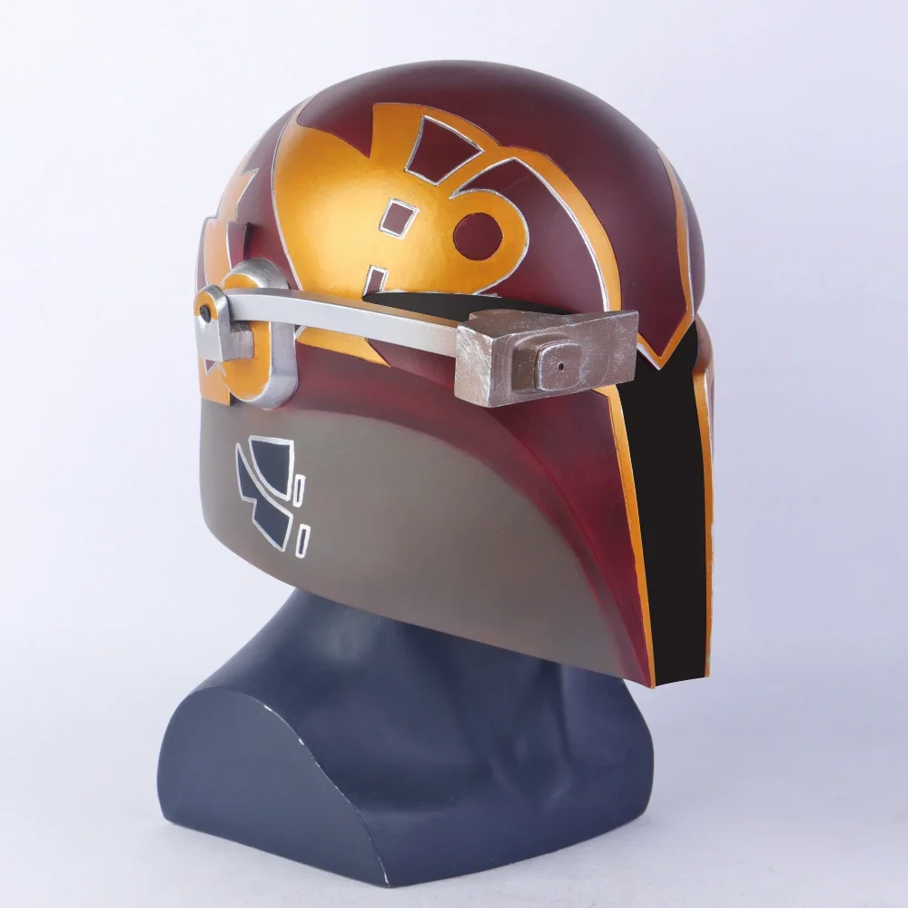 Casco de Anime máscara de Rebels Cosplay Sabine Wren casco máscaras de disfraz cara completa PVC adulto hombre fiesta Prop