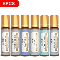 EUQEE 6PCS Men's Fragrance Oil Set -10ml Light Blue,Cool Water,Bleu,Sauvage,Acqua Di Gio,Oud Wood,Aroma Perfume Oils For Men