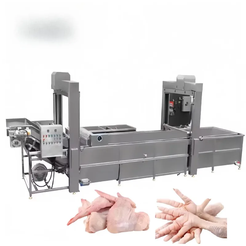 ماكينة ذوبان اللحوم المجمدة المتوفرة للطاقة أوتوماتيكية بالكامل، معدات النفق المستمر، ذوبان موحد لنباتات اللحوم