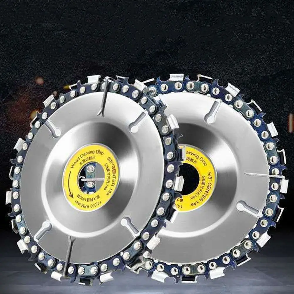 

4-дюймовая цепная пила с 7/22 зубьями, металлический высокоточный угловой шлифовальный диск, электрические универсальные цепные угловые шлифовальные машины для резьбы