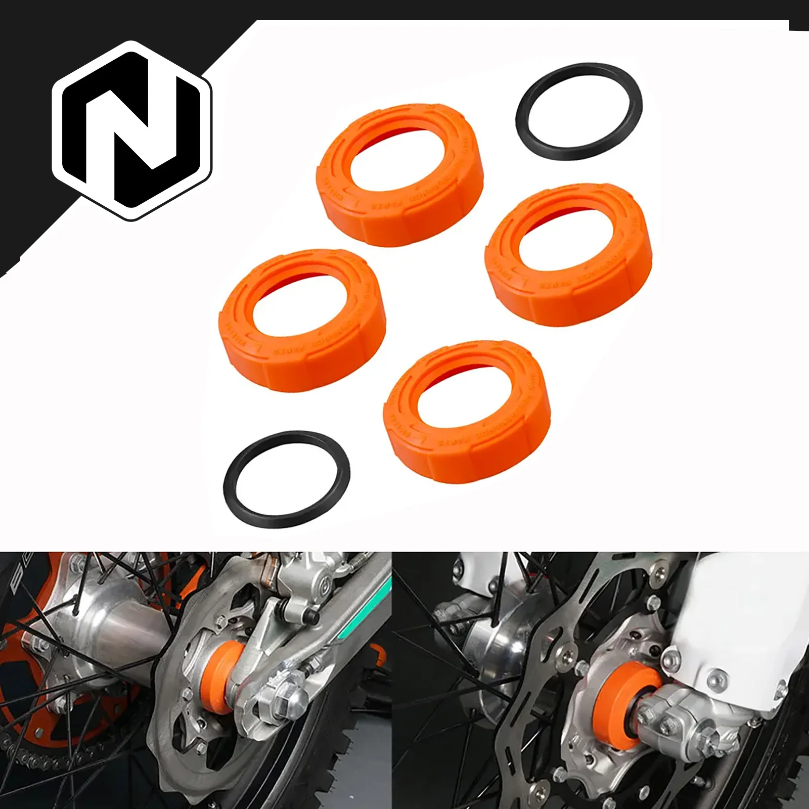 For KTM EXC300 EXC EXC-F EXC-W XC-W 125 250 300 350 450 500 2016-2024 XC SX XCF SXF Front Rear Wheel Spacer Bearing Protector