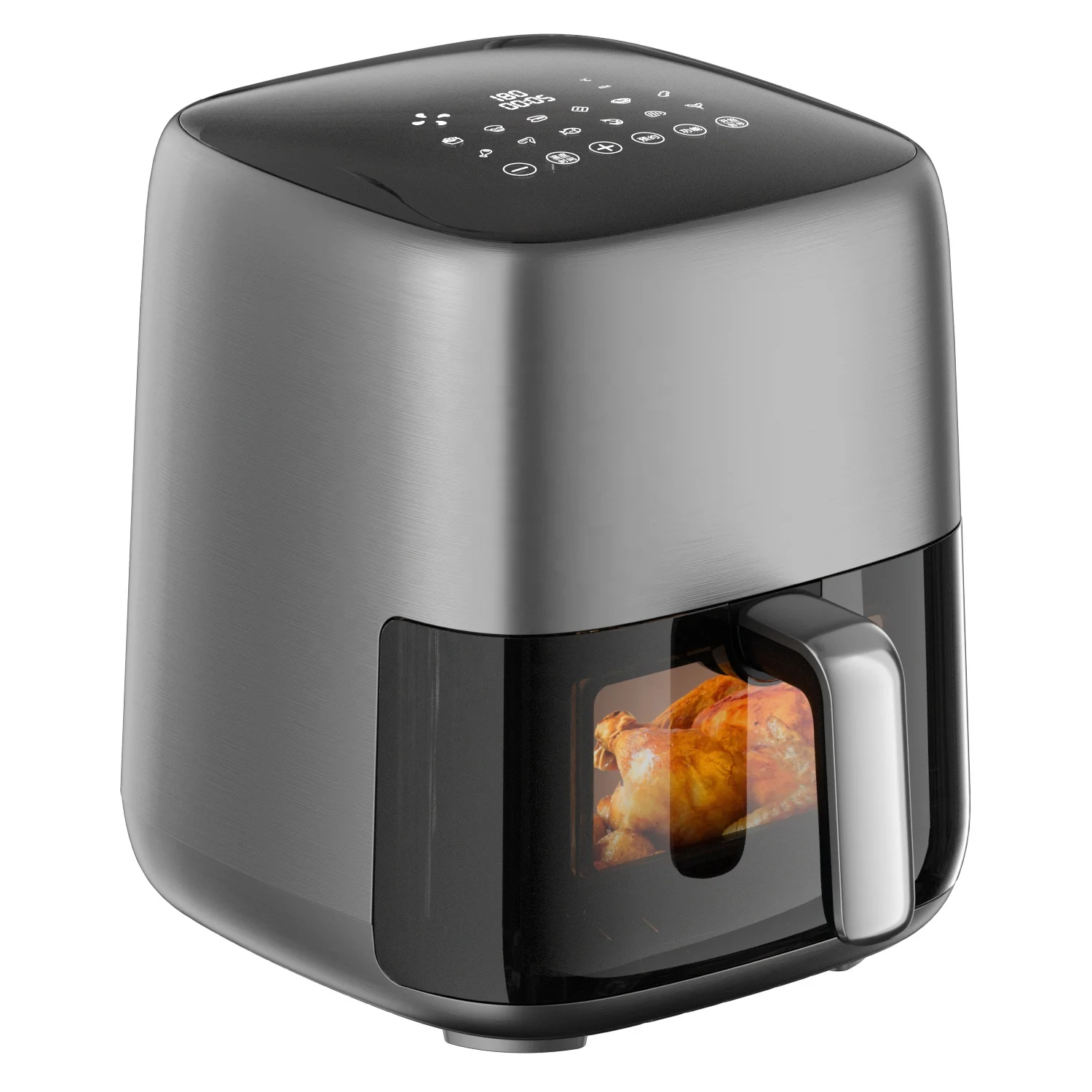 New One Touch Functions High boron Glass Visualization 4.5 Quart Oilless Air Fryer