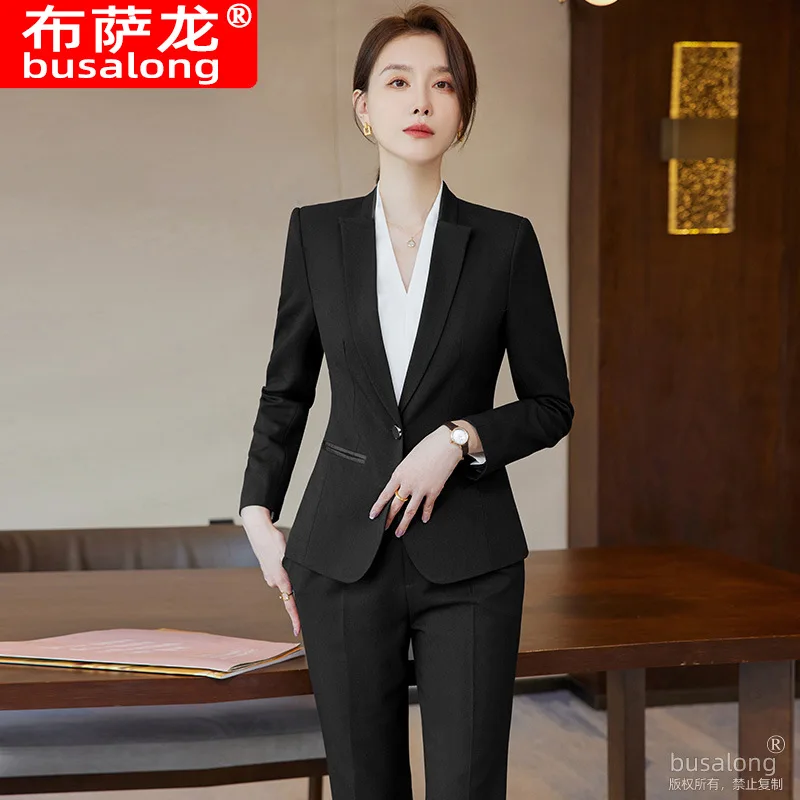 Business Suit Women2024Spring and Autumn New Lawyer Business Wear Formal Wear Temperament Civil Servant Interview Work Clothes