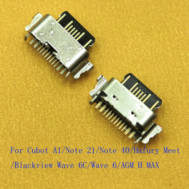 2-50Pcs Charging Dock Port Type C Charger USB Connector Plug For Blackview Wave 6C 6 Cubot A1 Note 21 40 Hafury Meet AGM H MAX