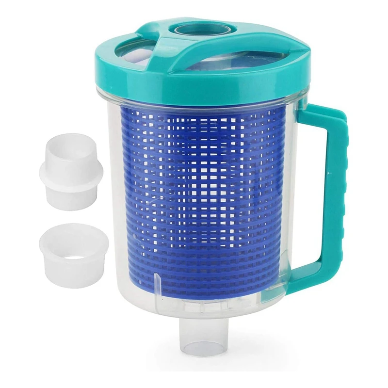 

Канистра для листьев для бассейна, канистра для ловли листьев, профессиональная большая вместительная канистра для листьев с сетчатой корзиной, прочный, простой в использовании