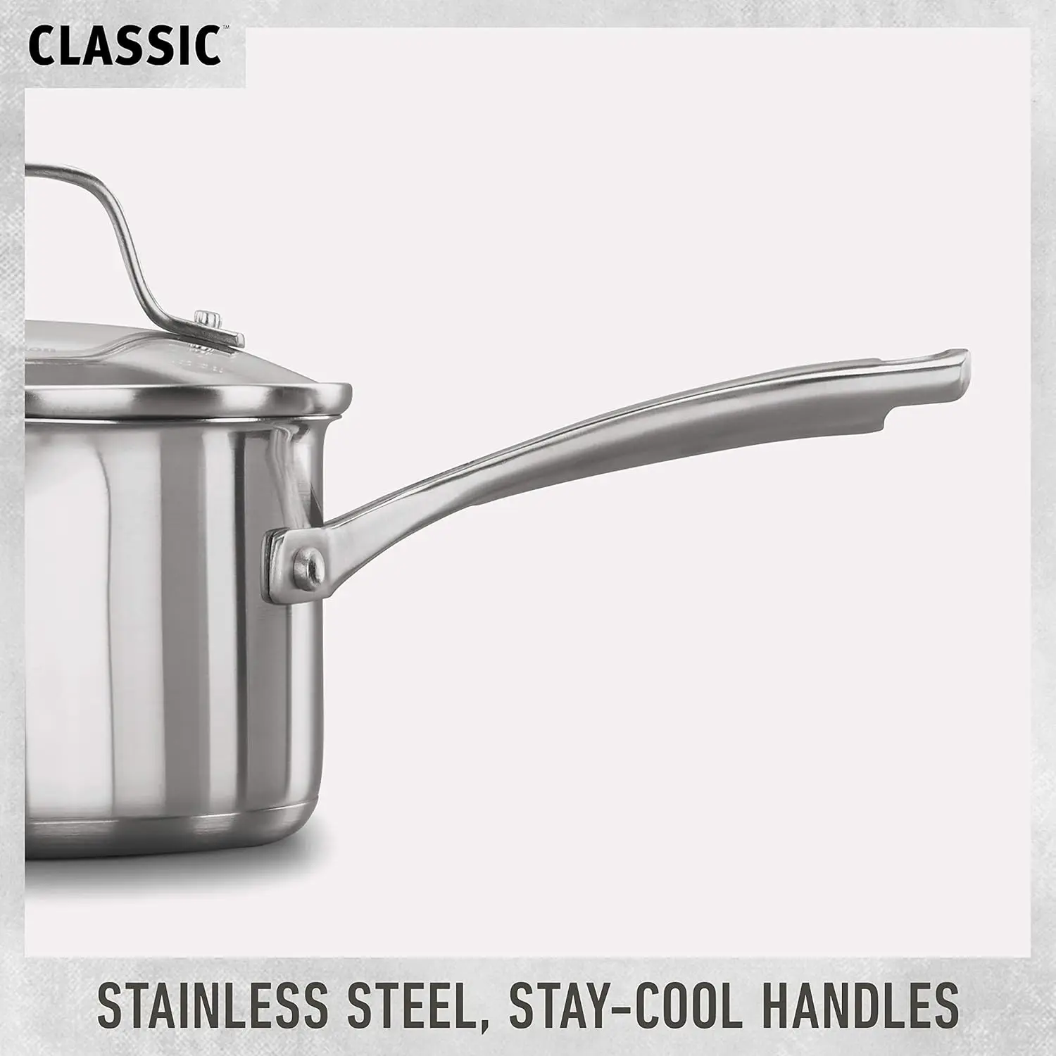 Classic Stainless Steel 10-Piece Cookware Set