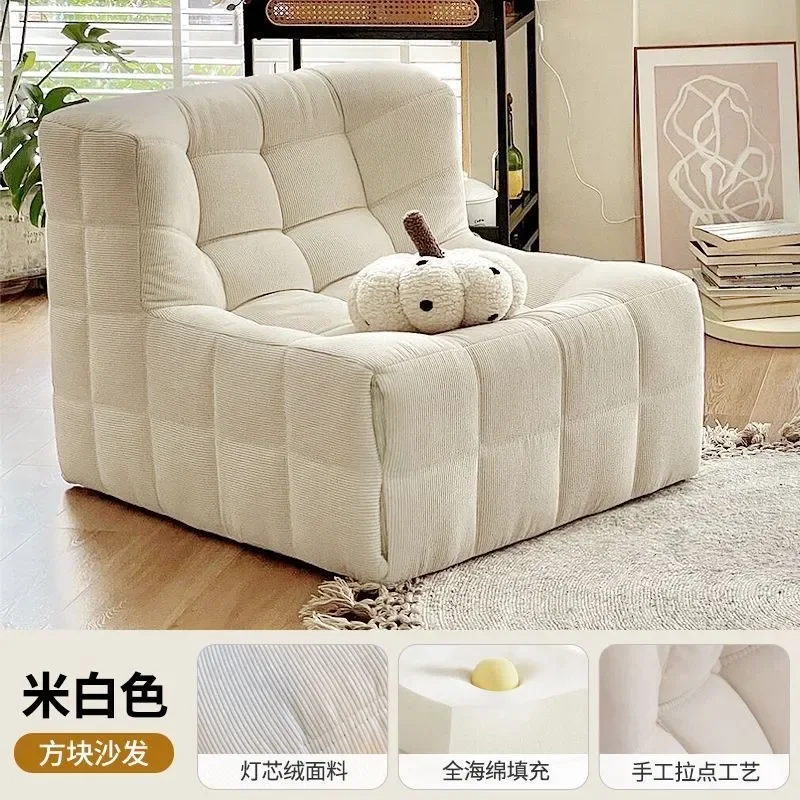for Lazy Sofa Reclining Sleeping Living Room Balcony Bedroom Tatami Internet Celebrity Single Leisure Small Sofa