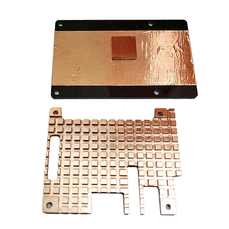 

For Raspberry Pi 3B Pure Copper Heatsink Protective Case Passive Cooling Protective Shell Metal Enclosure For Rpi 3BN01R