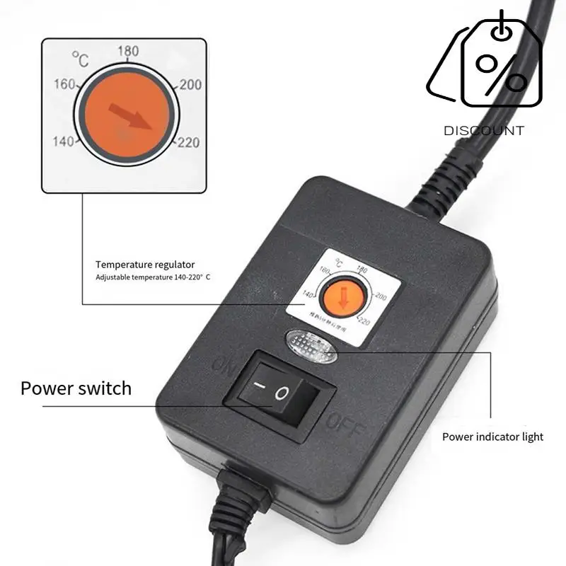 Glue Skillet For Crafting,Electric Hot Melt Adjustable Temperature Control Glue Pot For Glue Sticks Pellets US Plug Easy To Use-