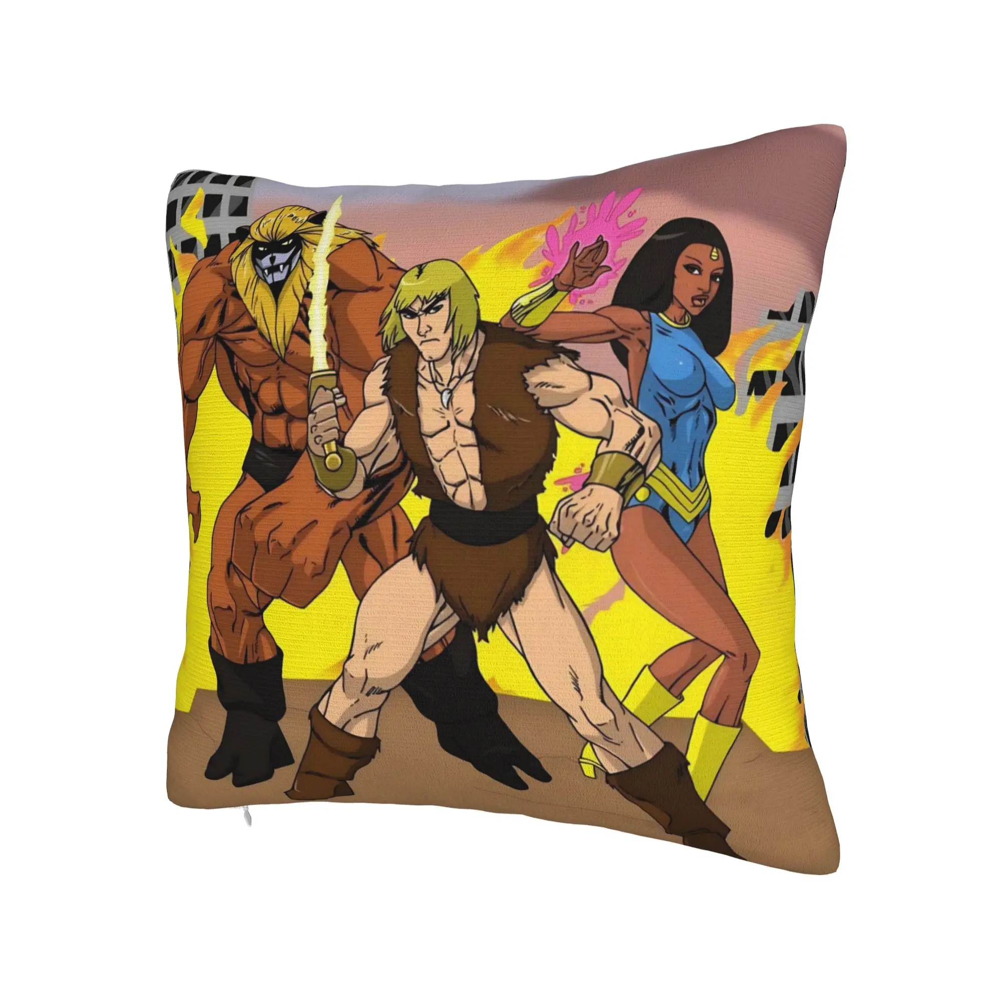 Thundarr The Barbarian Pillow Cover Accessories Soft Cushion Cover Decorative  Pillow Case Cover Chair Multi Size