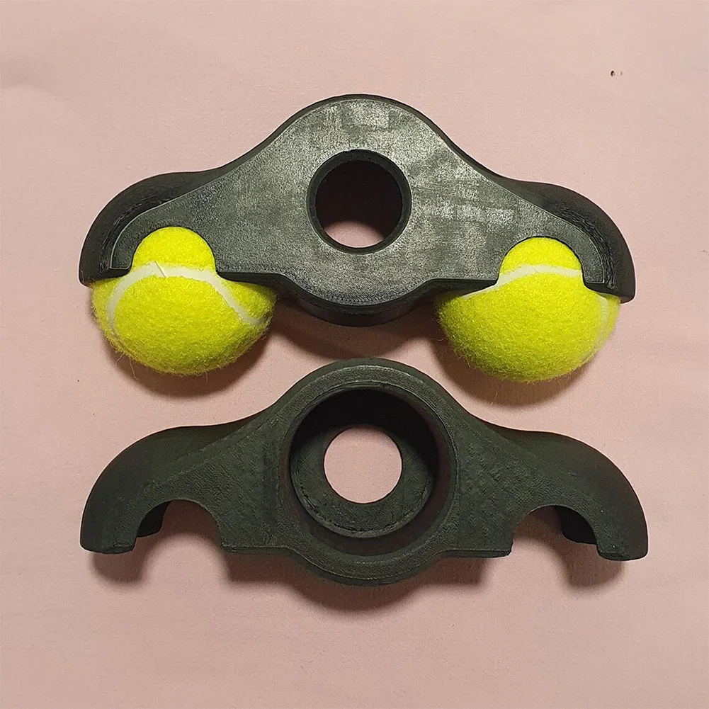 Almohadillas para pies de entrenamiento de ciclismo, almohadillas para pies de pelota de tenis absorbentes de golpes para entrenador de bicicleta inteligente, equipo de entrenamiento interior para el hogar, 2/4 Uds.