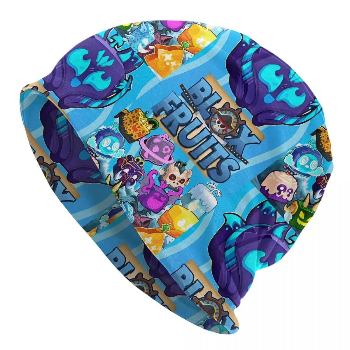 Blox Fruits الألعاب بونيه قبعة عادية الشارع Skullies قبعة صغيرة الرجال المرأة الصيف قبعة ذات الاستخدام المزدوج #1