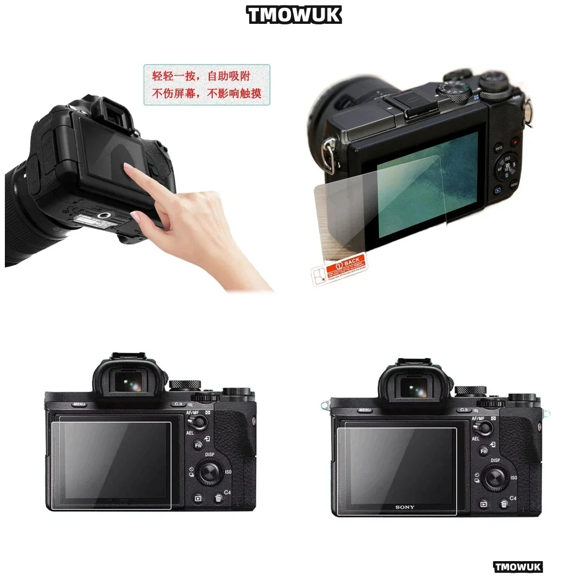 9H Hardness Tempered Glass Protector For SONY  Sony RX100M2/M3/M4/M5/M7/RX1 High-Clarity LCD Screen Film