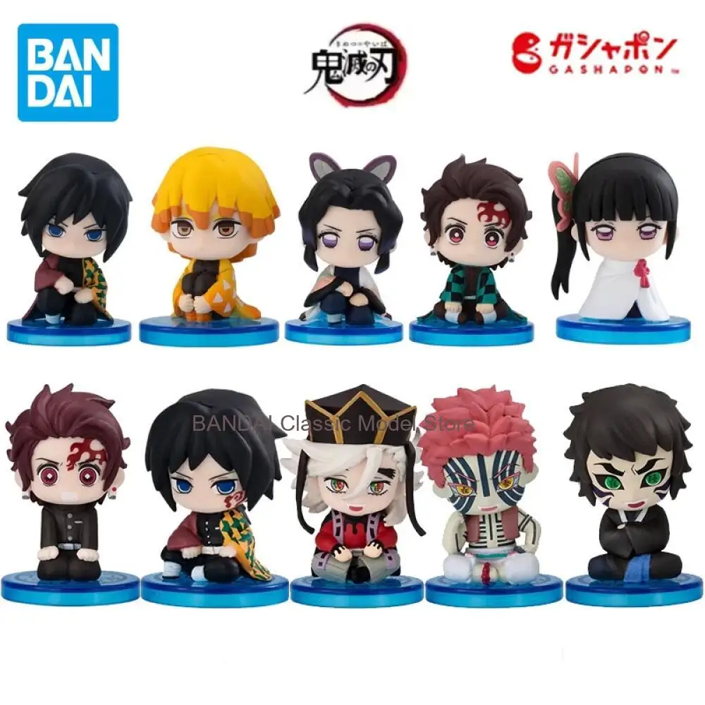 

Оригинальные фигурки BANDAI Gashapon по аниме «Истребитель демонов»: Дома Кайгаку, Аказа, Шинобу Коучо, Томиока Гию — коллекционные игрушки, подарок