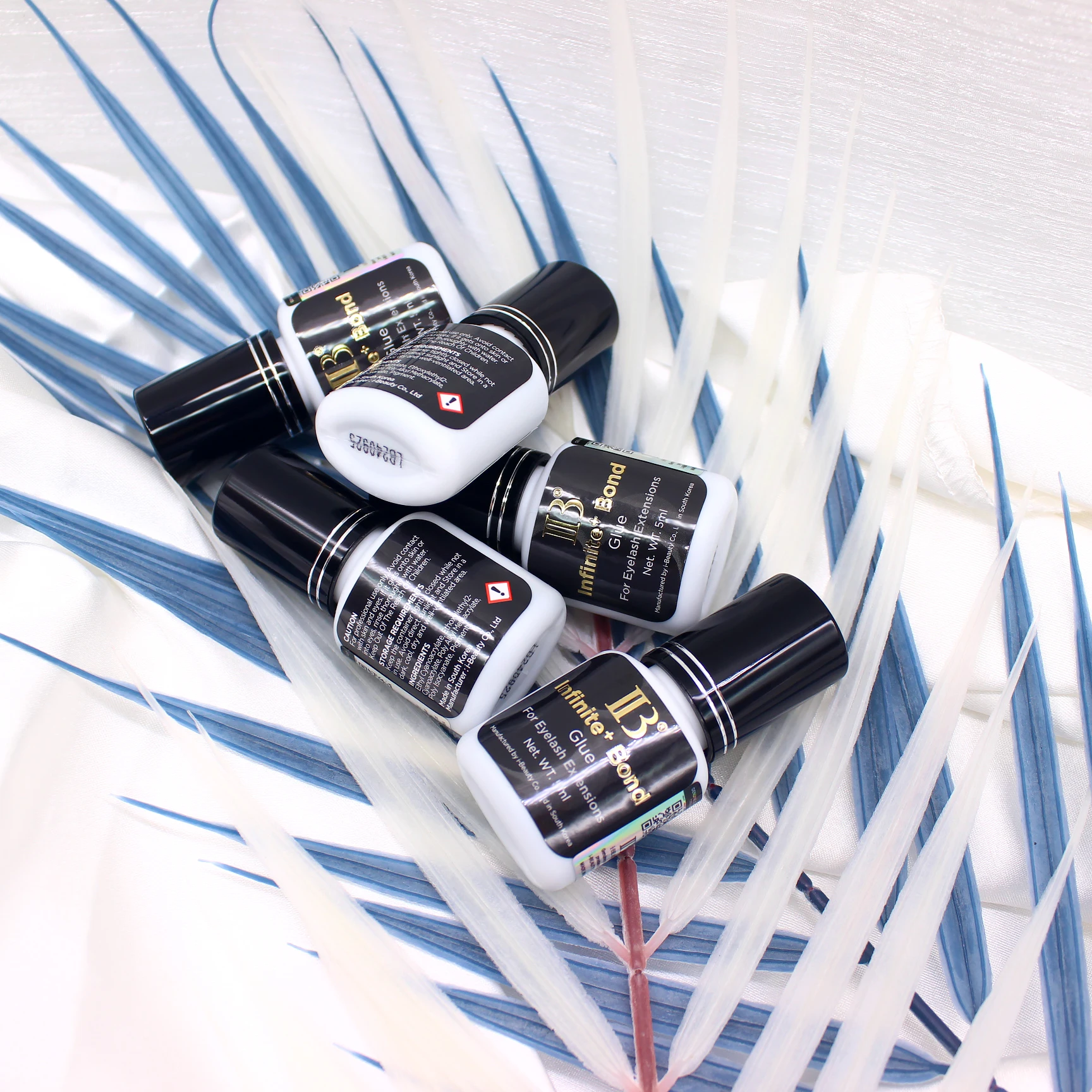 Cola para extensão de cílios ibeauty tipo ib infinito plus cola individual de secagem rápida ferramentas de maquiagem adesivo 5ml loja de saúde de beleza