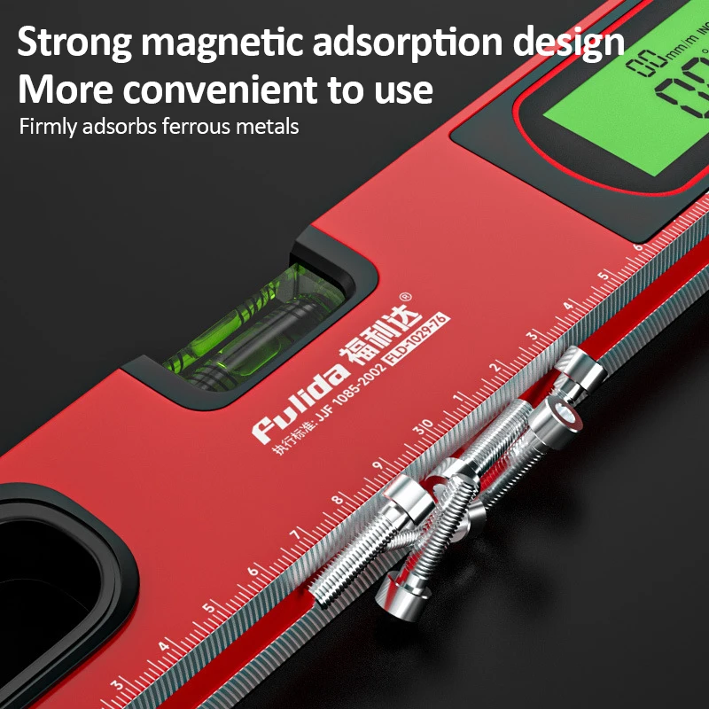 Imagem -05 - Localizador de Ângulo Transferidor Digital Inclinômetro Nível Eletrônico 0-90 ° Régua de Escala de Inclinação Inclinômetro Régua de Nível Magnético de Bolha