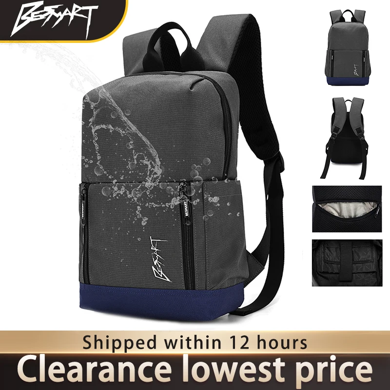 

BE SMART Waterproof Fashion Backpacks for Men Women,School Bags Fits 13.5 inch Computer,Travel Backpack for Business Sport Gym