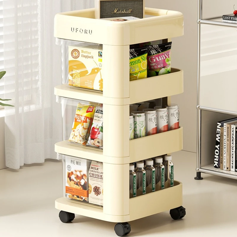 Standing Salon Trolley Drawer-type Large-capacity Salon Trolley Multi-functional Commercial Furniture ZY40TC