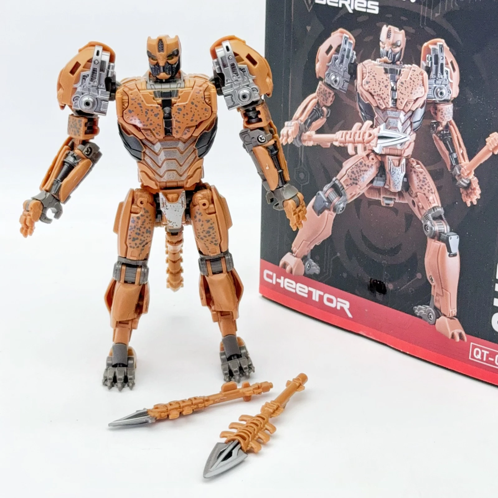 

Transformation QT02 QT-02 Cheetor Rise of the Beasts Movie 7 Studio Series KO SS98 SS-98 Action Figure Toys Handmade