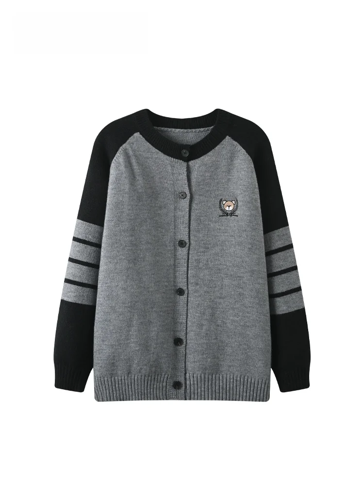 

plus Size Women's round Ne Long Sve Sweater Spring Slimming Color Blo College Sle New Arrival Casual Knitted Top