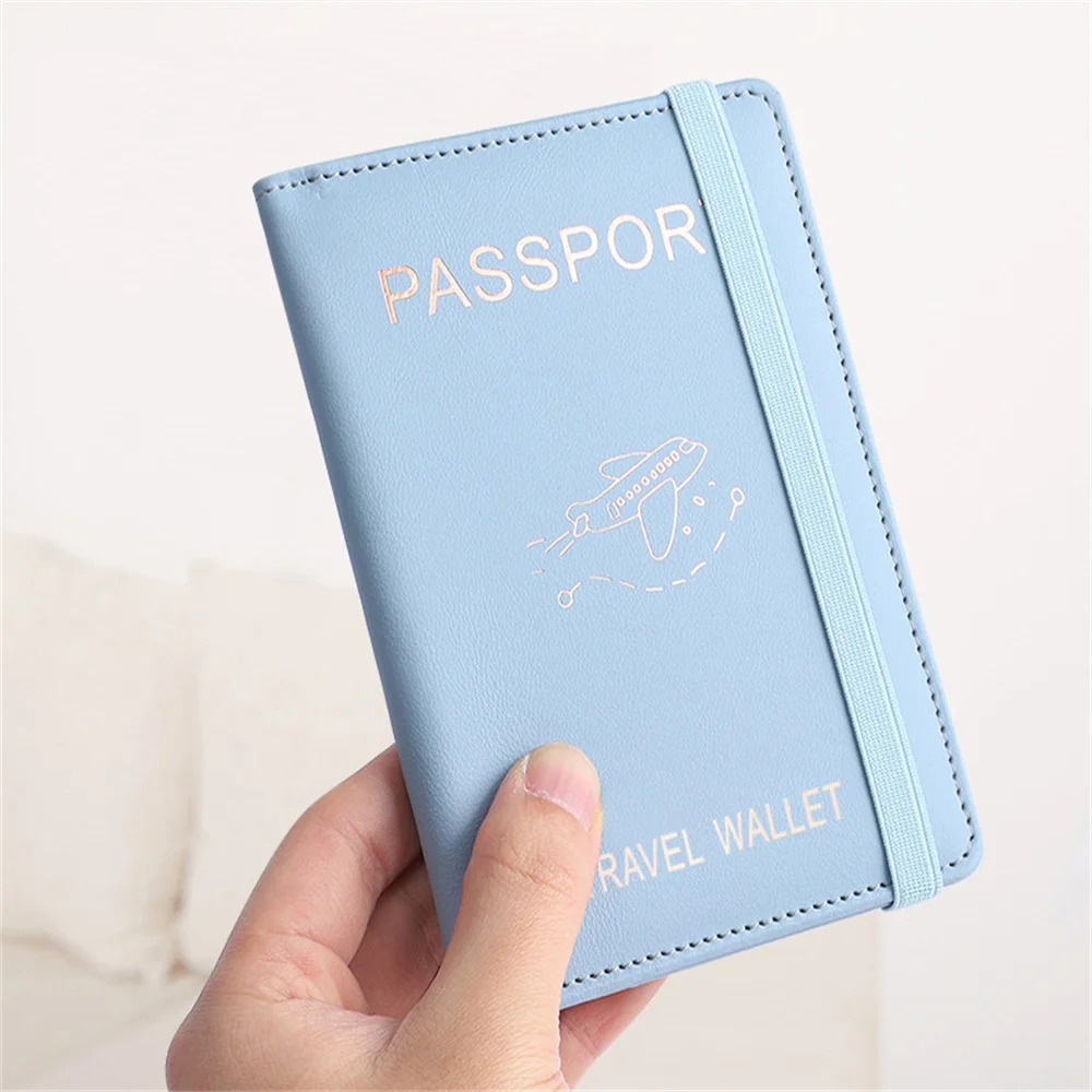 Rfid Passport Cover Passport Protector Multi-Function Waterproof Credit Id Card Wallet Business Document Holder Travel Accessory