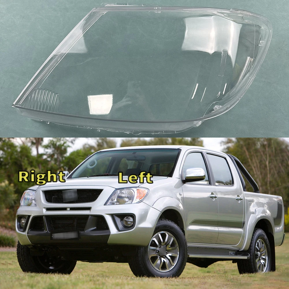 

For Toyota Hilux Vigo 2005-2008 Car Front Headlight Cover Auto Headlamp Lampshade Lampcover Head Lamp light glass Lens Shell