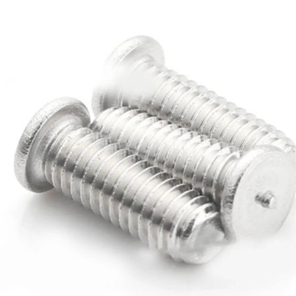 

100pcs Aluminum Weld Stud Sheet Metal Fasteners For Car Repair Durable Welding Repair Parts Ergonomic Design Smooth Edge