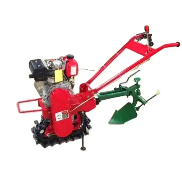 Mini cultivador de Tractor de mano para caminar, máquina de arado rotativo, también llamada Micro cultivador tipo oruga, gran oferta