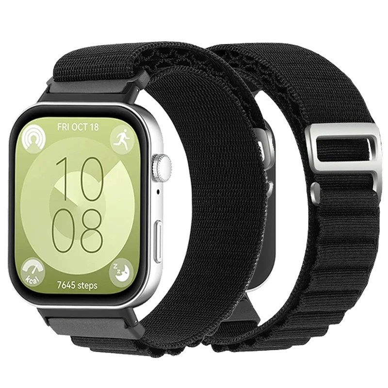 Alpine Loop Band For Huawei Watch Fit 3 Strap Nylon SmartWatch Strap Sport Watchband For Huawei Watch Fit 3 Replacement Bracelet